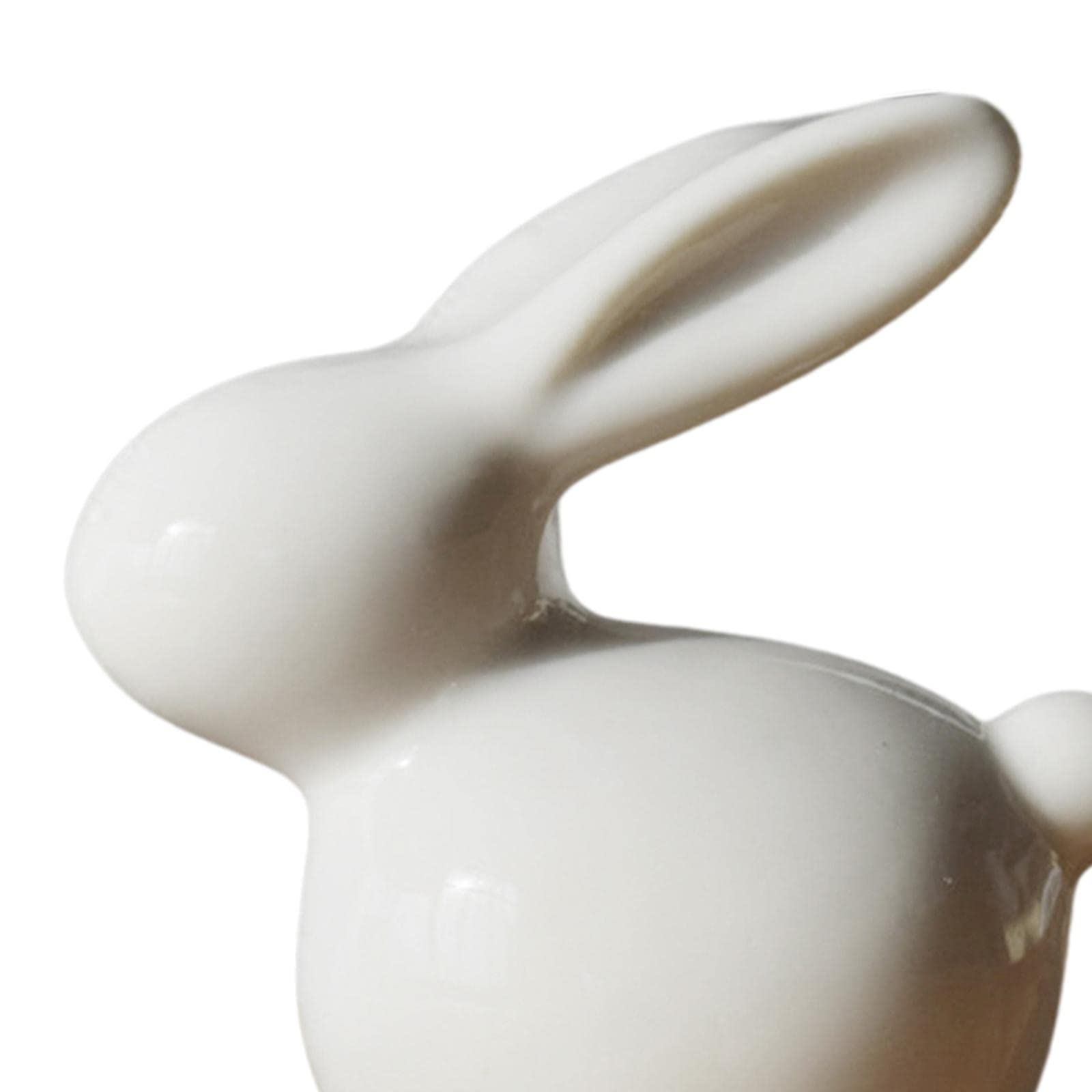 Coniglio Figurina Primavera Coniglietto di Pasqua Statua Decorazione da scrivania Regalo