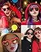Aeergured 10 Pack Heart Sunglasses for Women Men Heart Effect Diffraction Glasses Oversized Bachelorette Party Sunglasses