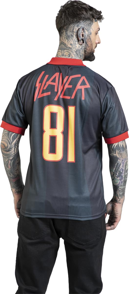 Slayer Soccer Jersey Männer Trikot Multicolor Band-Merch, Bands, Fußball