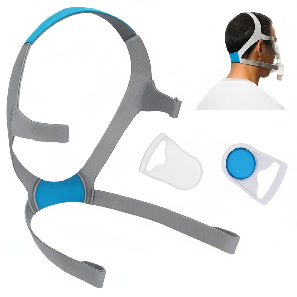 CPAP Headgear Strap for Resmed Airfit F20 CPAP Mask - Mask Strap Replacement for ResMed AirFit F20 - ResMed CPAP Supplies Option- CPAP Headgear Strap for AirFit F20 (Mask,Clips Not Incl)