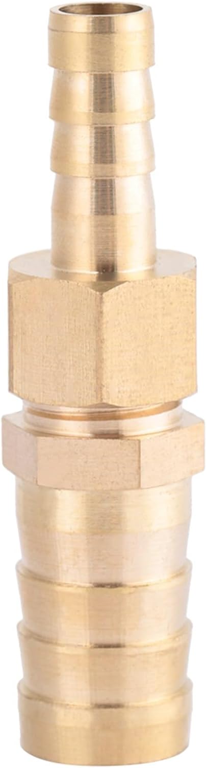Brass Hose Fitting 8mm-14/16/19/25mm Reducer Plug Barb Connector Tail Reducing Push-On Connector(8-16mm)