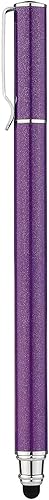 Lápiz capacitivo morado con punta de fibra de aluminio ligero compatible con Motorola Moto G Power (2022) - Moto G Pure - Moto G Stylus - Moto G