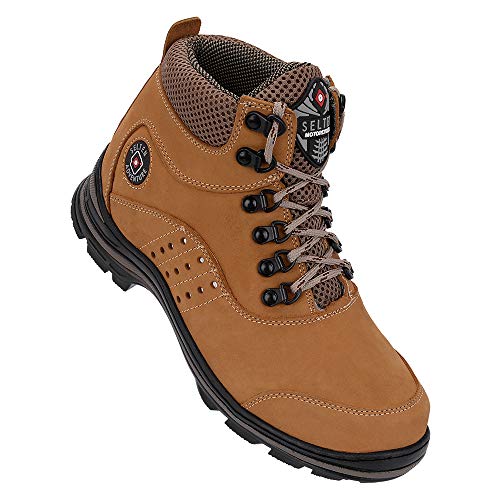 Bota Adventure Masculina Em Couro Selten Milho 40, Caramelo