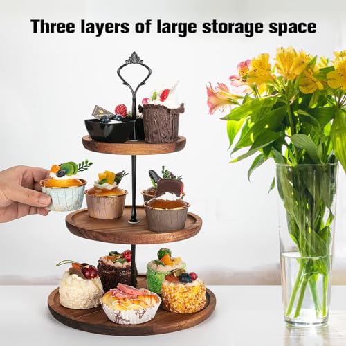Ballett-Themen Cupcake-Ständer 3-stöckig – 30,5 X 30,5 X 38,6 Cm, Aus Karton, Rosa, Für Geburtstag & Feiern