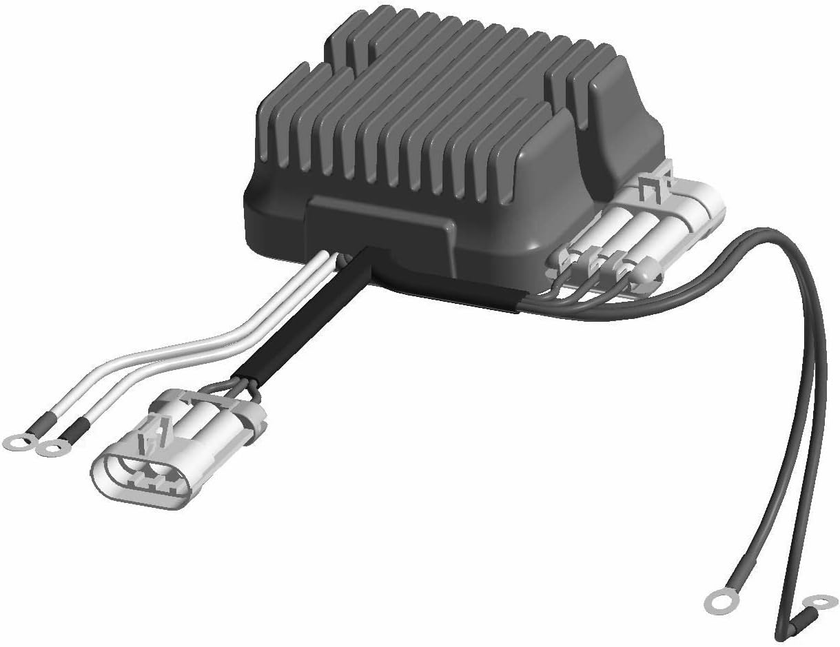Polaris Victory Motorcycles Volt Regulator, Direct Contact, Black, Genuine OEM Part 4012717, Qty 1