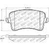 StopTech 309.13860 Sport Brake Pads with Shims and Hardware