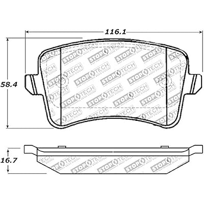 StopTech 309.13860 Sport Brake Pads with Shims and Hardware