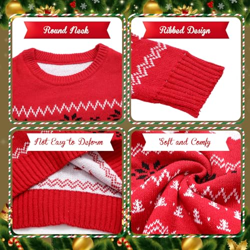 Xaatren Matching Family Reindeer Fair Isle Christmas Sweater - Image 4