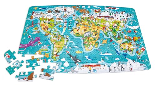 Puzzle Giro del mondo 2 in 1 - 4