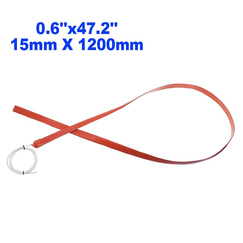 1pc 1,2 mètre 150W 12V Chauffe-Silicone for Pare-Brise écran Essuie-Glace de dégivrage électrique de Fonte de Neige Coussins Chauffants Bande Tapis Chauffant