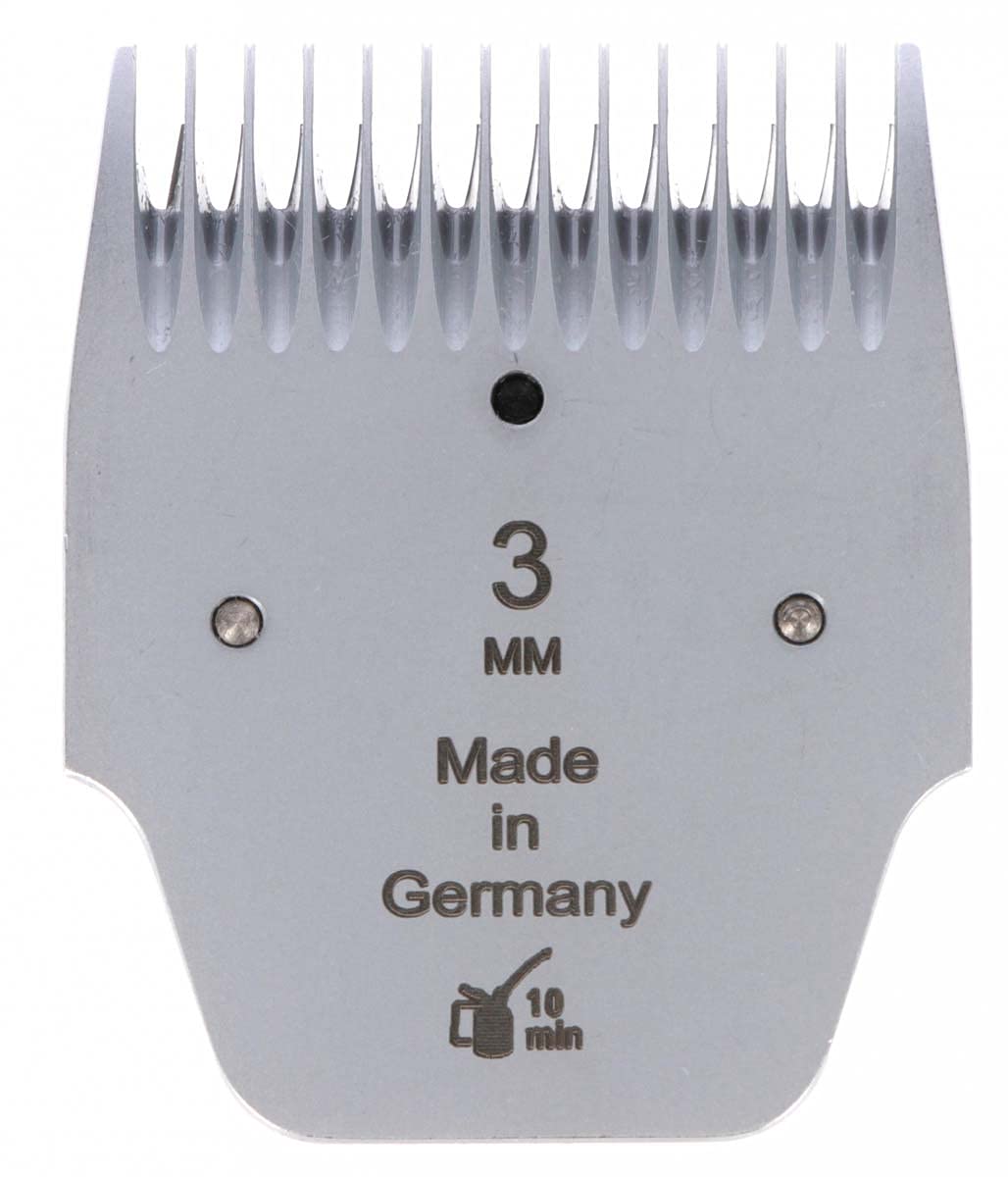 Kerbl Aesculap Favorita System GT748 Lot de 100 têtes de rasage à dents larges pour chien 3 x 40 mm