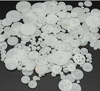 Vista 2 de 200pcs Engranajes de plástico 0.5 módulo para DC Motor DIY Modelo Juguetes Accesorios