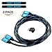 4k HDMI Cable 10 Foot 2 Pack hdmi 2.0 high-Speed Cables Ultra HDR 1080p 18Gbps 2.0b hdmi to hdmi
