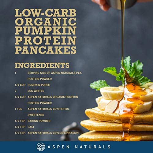 Organic Pumpkin Seed Protein Powder - Vegan Protein Powder, Plant Based, Gluten Free, Rich in Amino Acids & Essential Fatty Acids, Boost Immune System, Aids Weight Loss, Improves Digestion-30 Servings