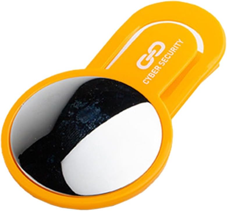 KOMBIUDA Personal Rear-view Mirror for Computer Desk Accessory for Enhanced Safety Visibility Workspaces Random Colors