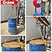 Chain Drum Lifter 2200lb/1T Oil Barrel Clamp Plastic & Metal Drums Lifting, for Crane Hoist with 1 4/7 in Widen Hooks, Industrial Drum Lift(3 pcs)