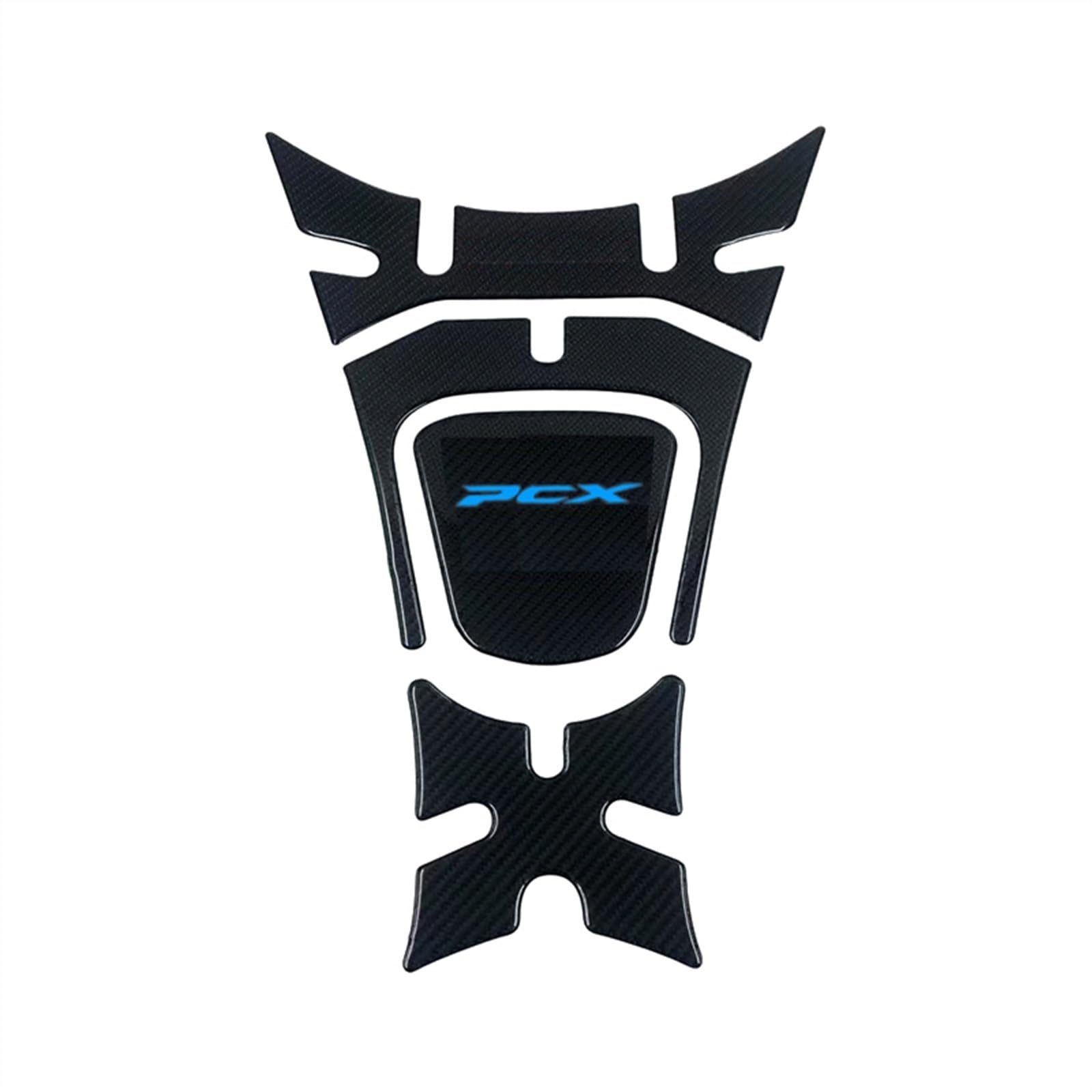 Motorcycle Tank Pad Gas Fuel Sticker Decal Emblem Protector for PCX125 PCX150 PCX 125 150 2018 2019 Helmet Protector(Color2)