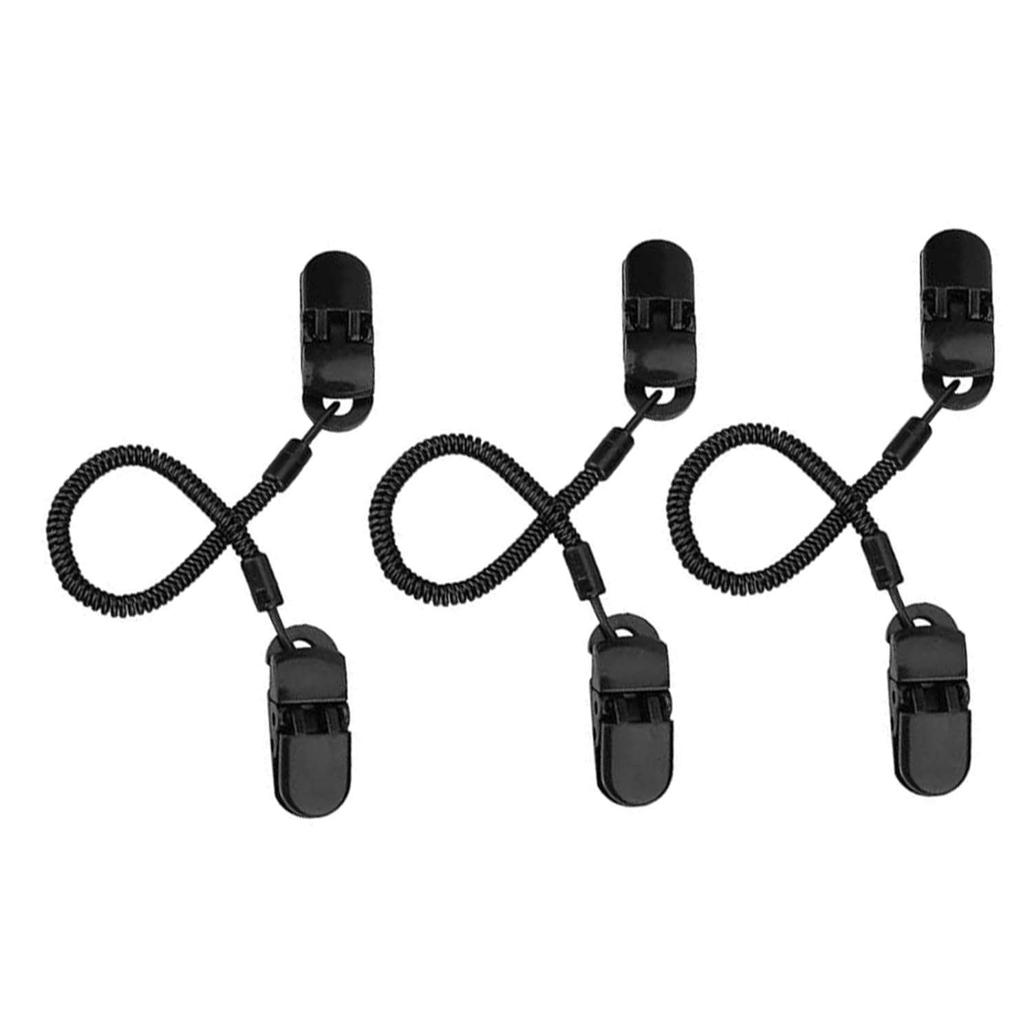 Soportes de clip para sombrero, resistentes al viento, retráctiles, con cuerda elástica, paquete de 4