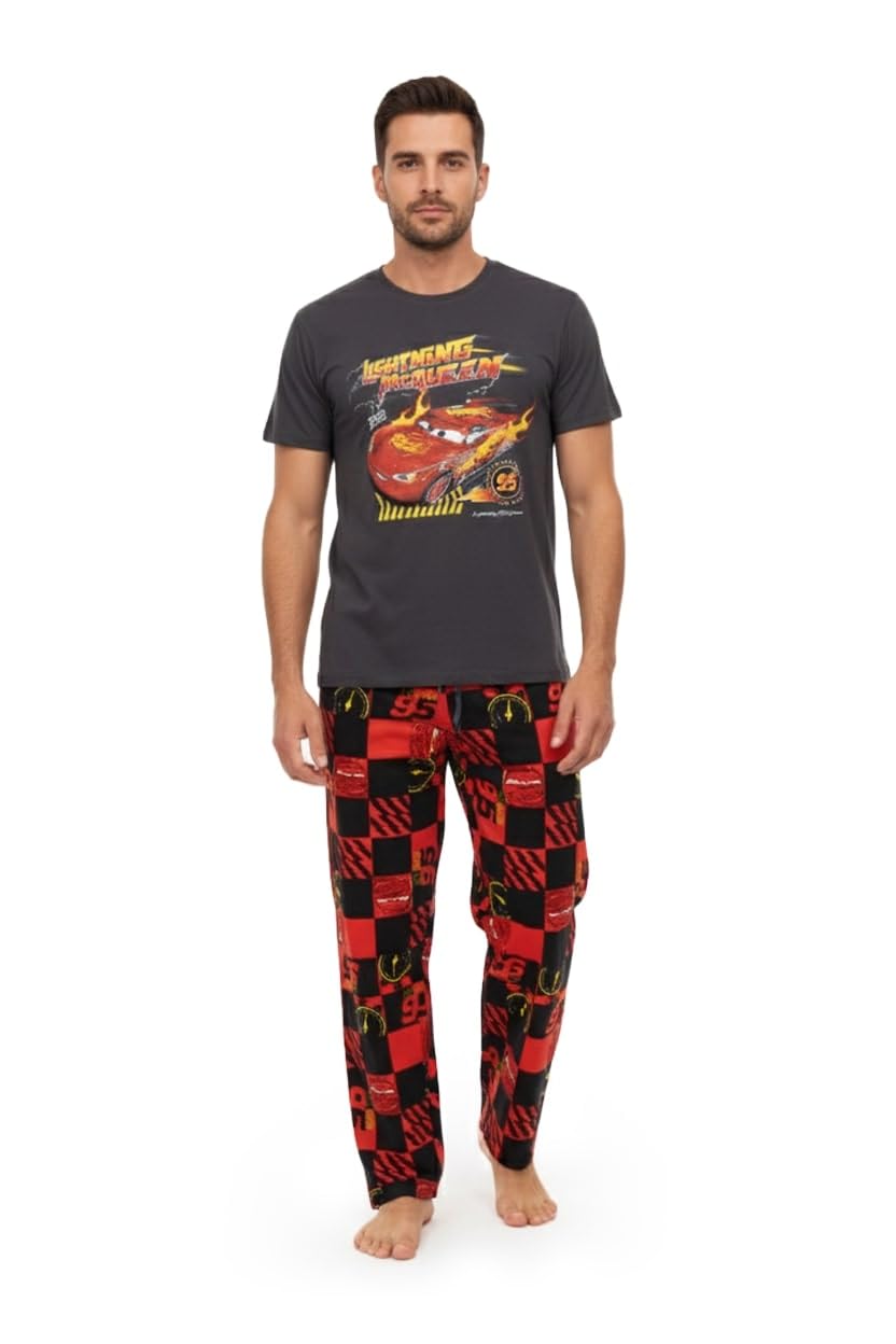 Disney Men's Short Sleeve Long Leg Pyjama Set XL