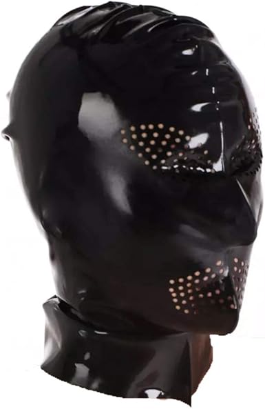 Amazon.com: EXLATEX Latex Hood Mask Bondage Mask Seamless Rubber 