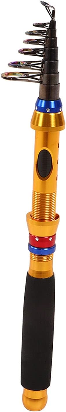 Fishing Rod, Portable Telescopic Fishing Rod for Fresh Water (2.1m)