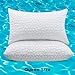 SUPA MODERN Cooling Pillows Queen Size Set of 2, Shredded Memory Foam Pillows for Sleeping 2 Pack, Adjustable Firm Bed Pillow for Side Back Stomach Sleepers, Cool Luxury Gel Pillow for Neck Support