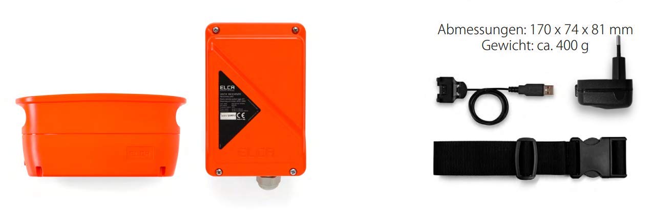 Elca Télécommande forestière E1 Vetta pour TAJFUN prêt à brancher 7.pôles