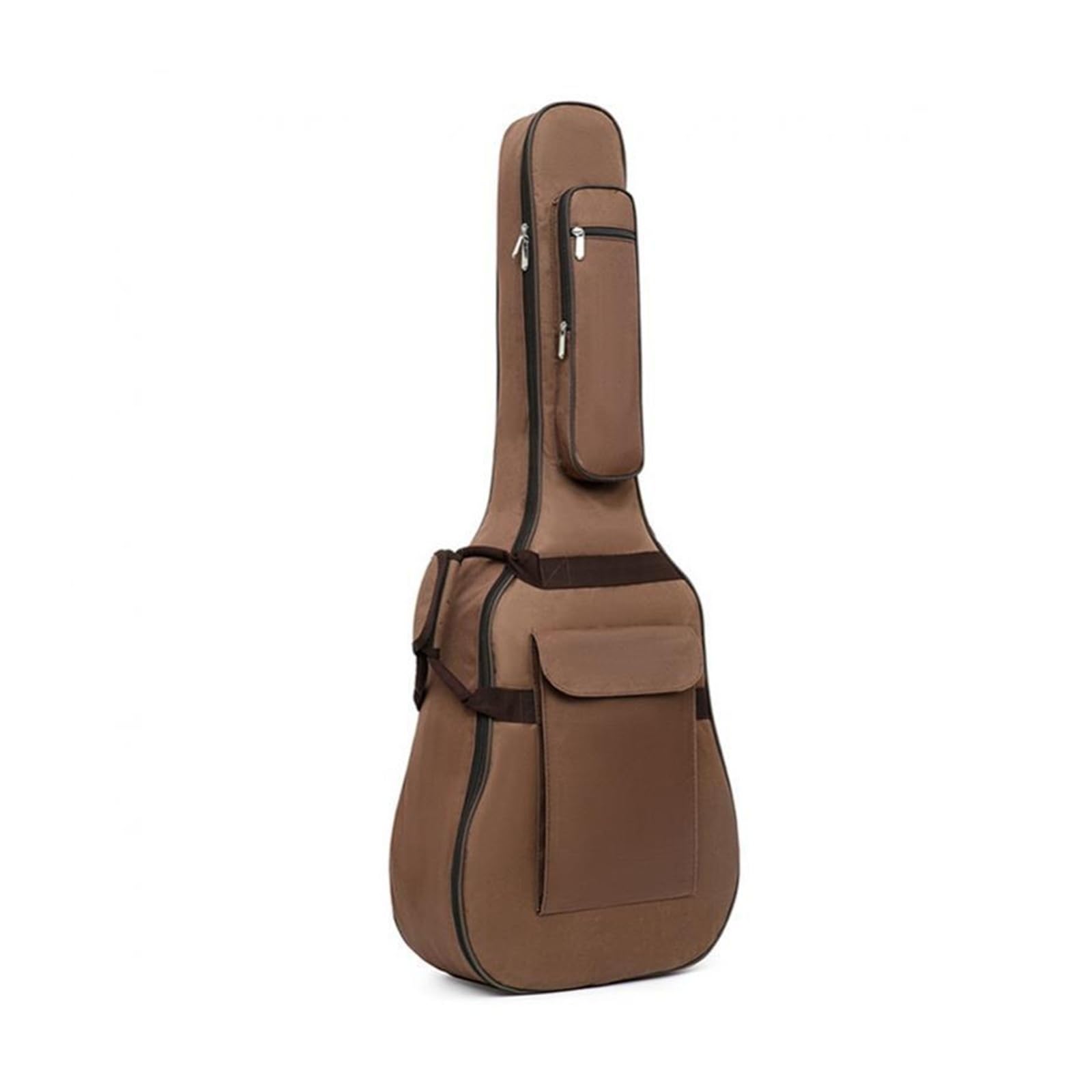 Mochila for guitarra eléctrica de 40/41 pulgadas, tela Oxford 600D, acolchado grueso, impermeable, bolsa for concierto acústico con correa for el cuello(Brown)