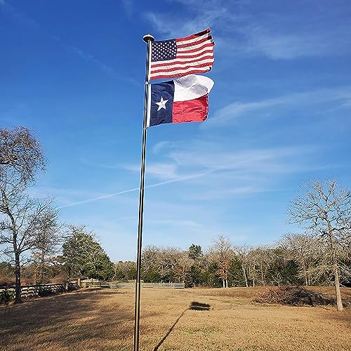 Drapeau du Texas indéchirable extérieur 420D à œillets anti-rouille