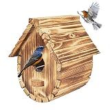 Bird Houses for Outside Hanging Wood Bird Houses for Outside Wooden Outdoor Birdhouse for Cardinals