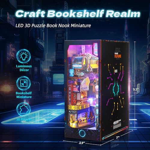 FUNPOLA Endless Dimensions Cyberpunk Book Nook Kit thumbnail 2