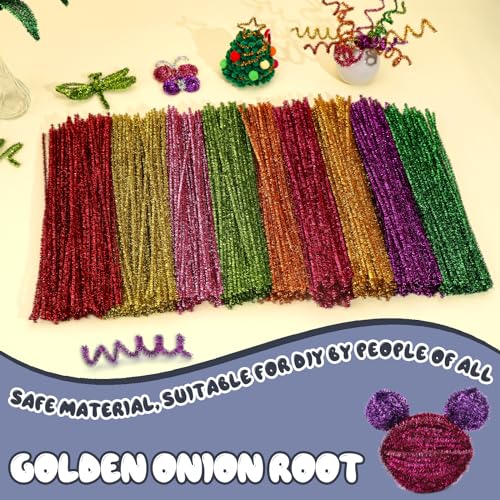 Image of Hssugi 100PCS Pipe Cleaners, Grey Chenille Stems Craft Supplies | Pipe Cleaners Craft Supplies, Pipe Cleaners Bulk Fuzzy Sticks for DIY Art and Craft Projects Home Decoration
