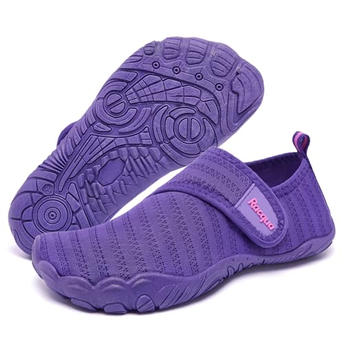 Racqua Kids Water Shoes Girls Boys Quick Dry Shoes Non-Slip Lightweigh Swim Outdoor Shoes(Little Kid/Big Kid)