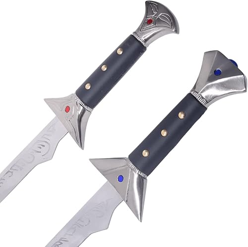 Miniatura 4 de Drizzt's DoUrden Icingdeath & Twinkle Scimitar Combo Juego de espadas para juegos, color plateado