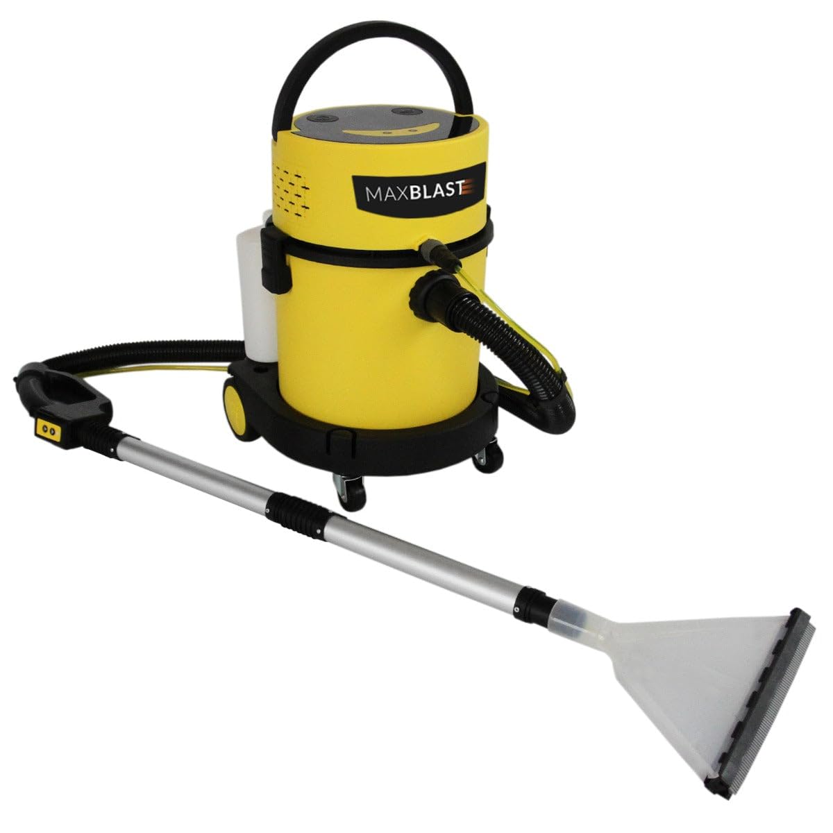 Aspiradora Industrial en Seco y Húmedo+ Accesorios 1200W 20L Filtro Esponja+HEPA con Cable Ruedas Función Rebobinado Automático Aspirador Seco Liquido Mojado Powerful Wet+Dry Vacuum Cleaner