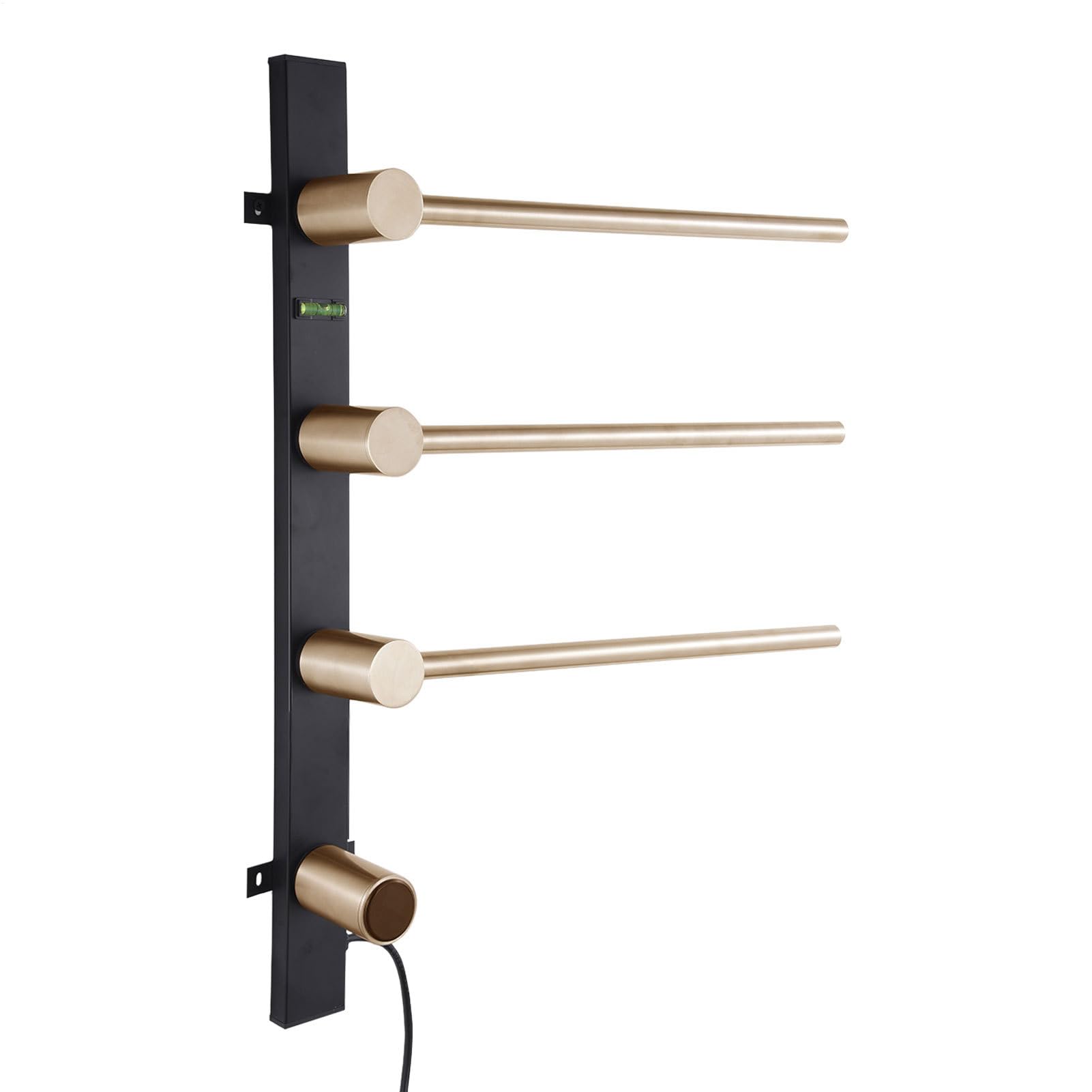 Towel Rack Warmer | 3 Heated Towel Rail - Electric Towel Warmer with Adjustable Temperature, Timer, LED Display for Hotel Home Bathroom