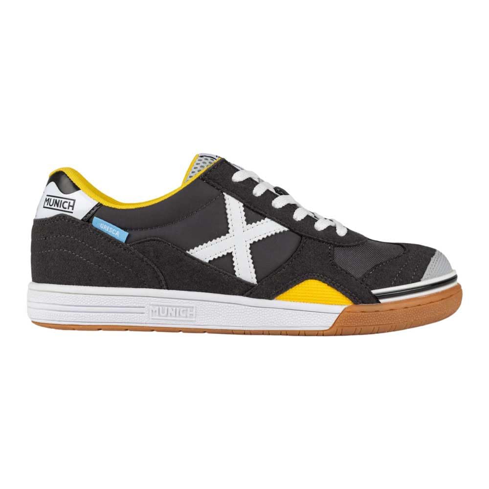 XHC Munich Gresca, Unisex Adult Sneakers, Black, 40 EU, Black/White, 6 UK