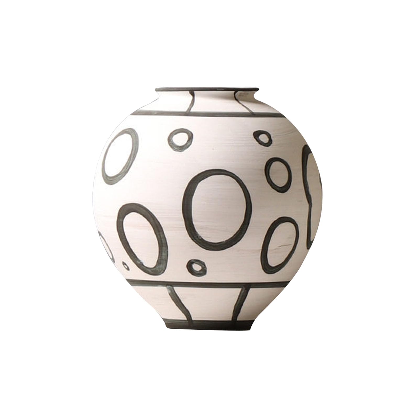 Nzzkoides H Large Art Ceramic Vase, Creative Decorative Vase, Ornament For Living Room, Bedroom, Restaurant, Otel, Farmhouse, Villa, Irregular Shape(Size:26 * 26 * 29Cm,Color:h)