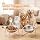 2PCS Raised Cat Bowls, Stainless Steel Elevated Cat Food Bowls, Whisker Friendly, Dishwasher Safe, Kitten Bowls for Wet & Dry Food - 2