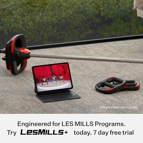 Les Mills™ SMARTBAR™ Exercise Barbell for Total Body Workouts, For