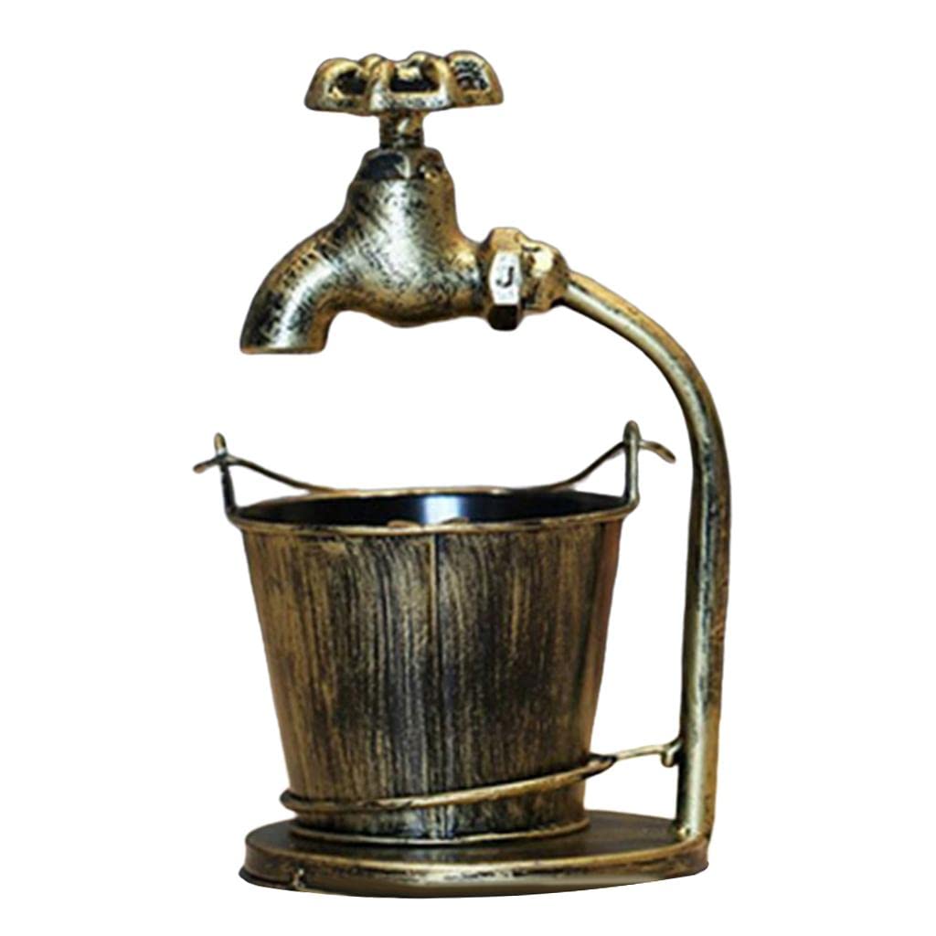 ATORSE Vintage Novelty Ashtray Cigarette Cigar Handmade Bucket Ashtrays Ornaments-image-29