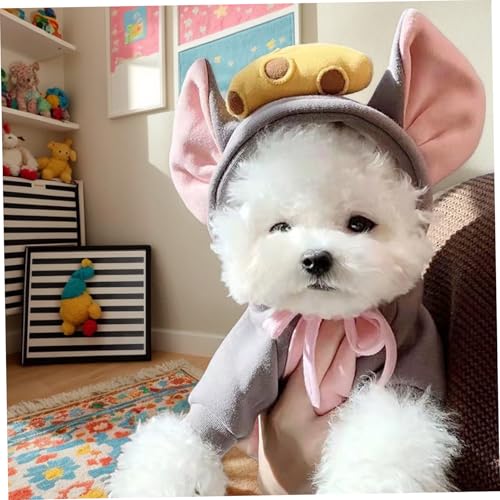 Disfraz de rata para perro pequeño S miniatura 5