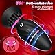 YcsLust Analvibratoren für Man, Prostata Stimulation Männer Analplug Sex Spielzeug für die Männer mit 10 Vibrationen und 10 Rotationsmodi Fernbedienung Anal Plug Dildo für Paare Buttplug Sexspielzeug