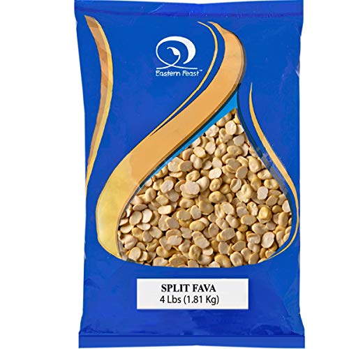 Eastern Feast - Peeled Split Faba Beans, 4 Lbs (1.81kg)