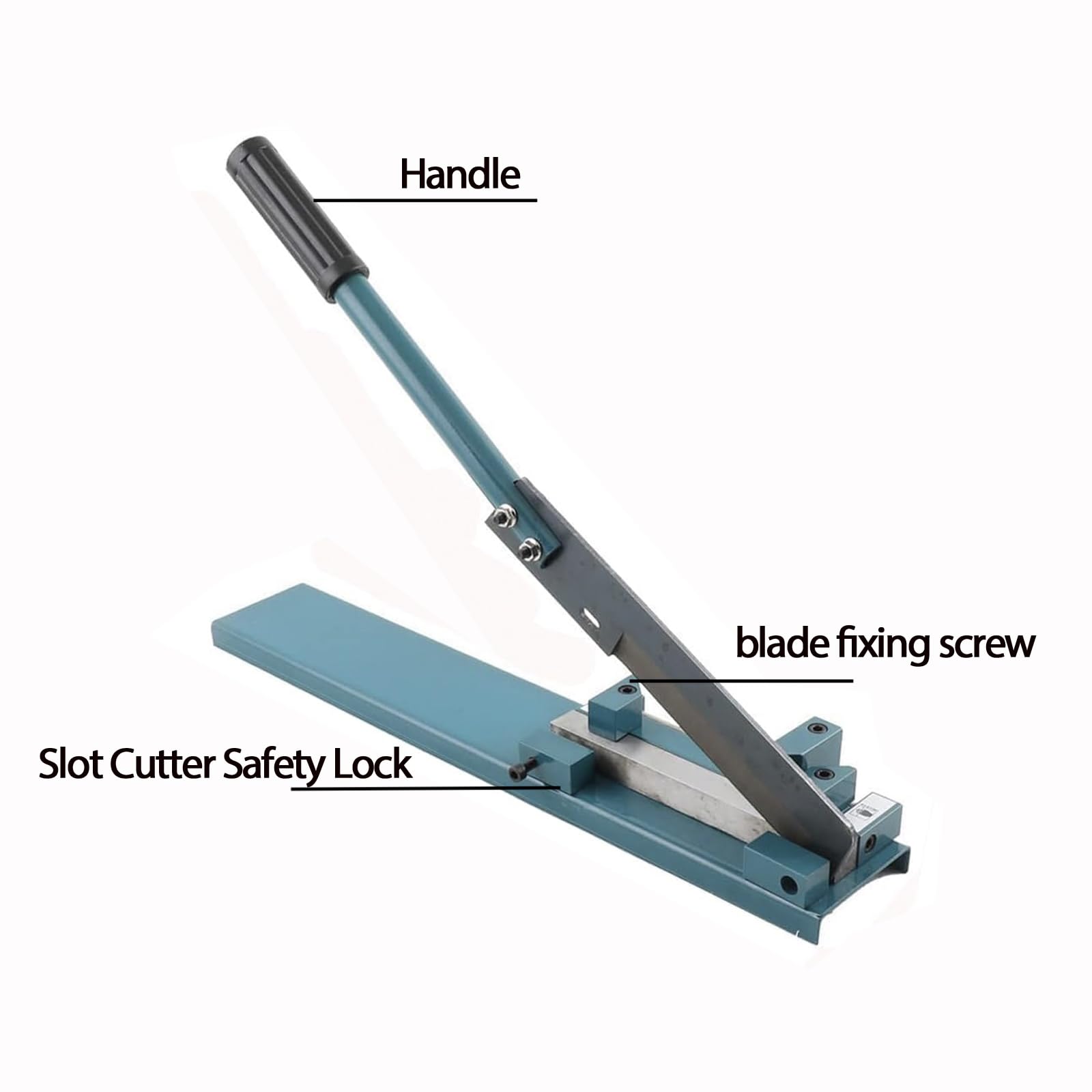 Manual Din Rail Cutter, Portable Cutting Machine for PVC Trunking, Plastic Wiring Duct, Shear Hand Trunking Cutter, 45°/90°Angle Adjustable, Width Adjustable (Without Ruler)