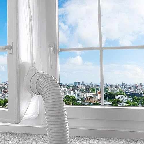 Fensterdichtung für mobile Klimaanlage, Klimaanlagenschlauch, Trockner, Luftentfeuchter, 400 cm