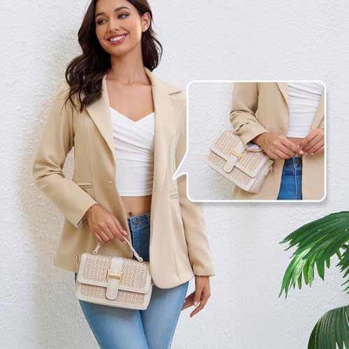 Straw Crossbody Bags for Women Summer Straw Clutch Bag Woven Beach Purse Vacation Handbags3