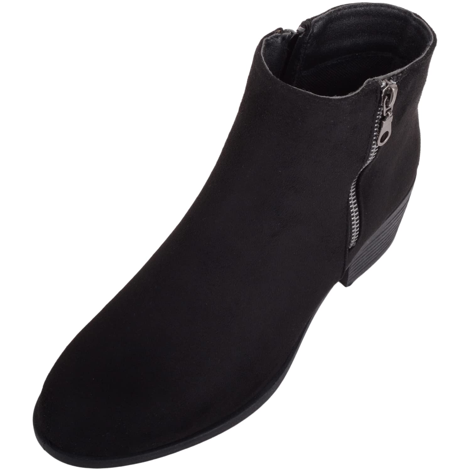 Bottines à talons en simili cuir chic avec finitions soignées - 8