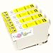 Produktbild *TITOPATEN* 4X Epson Stylus Office BX 635 FWD Plus kompatible XL Druckerpatrone ersetzt Typ T1291-1294 - Gelb - Patrone MIT CHIP !!!