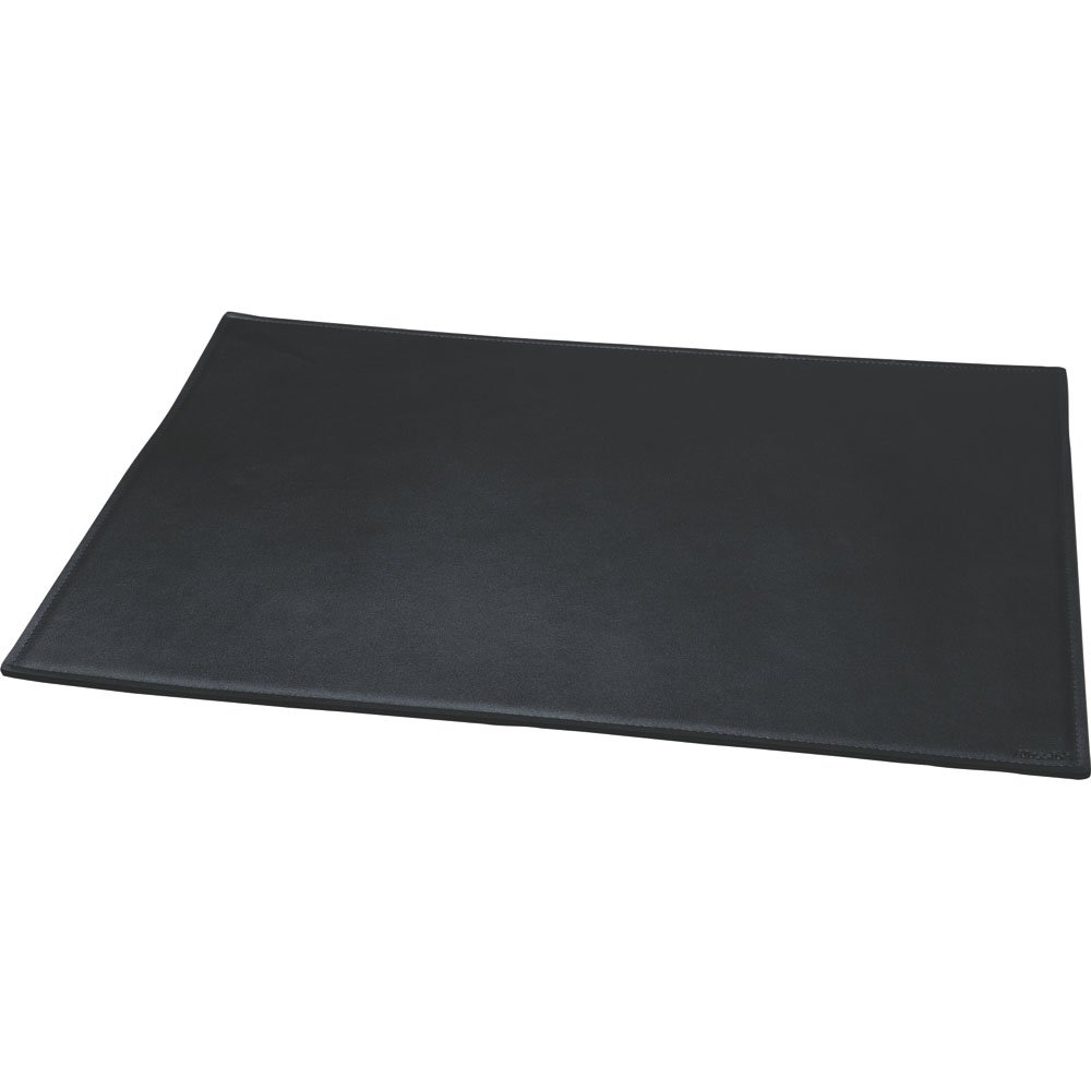 Alassio 52000 – podkładka na biurko 65 x 45 cm, antypoślizgowa, z prawdziwej skóry, czarna